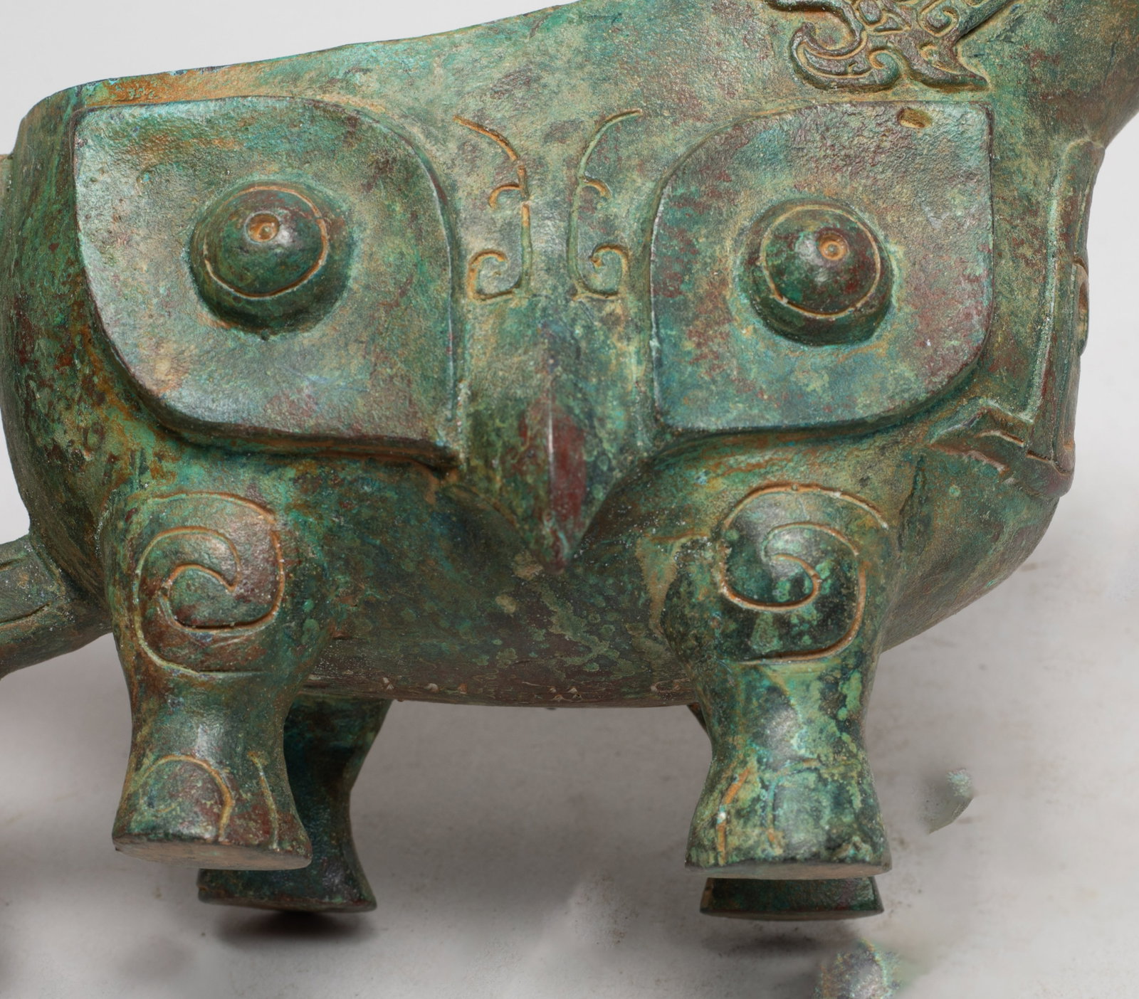 Chinese Bronze Covered Pot - 13