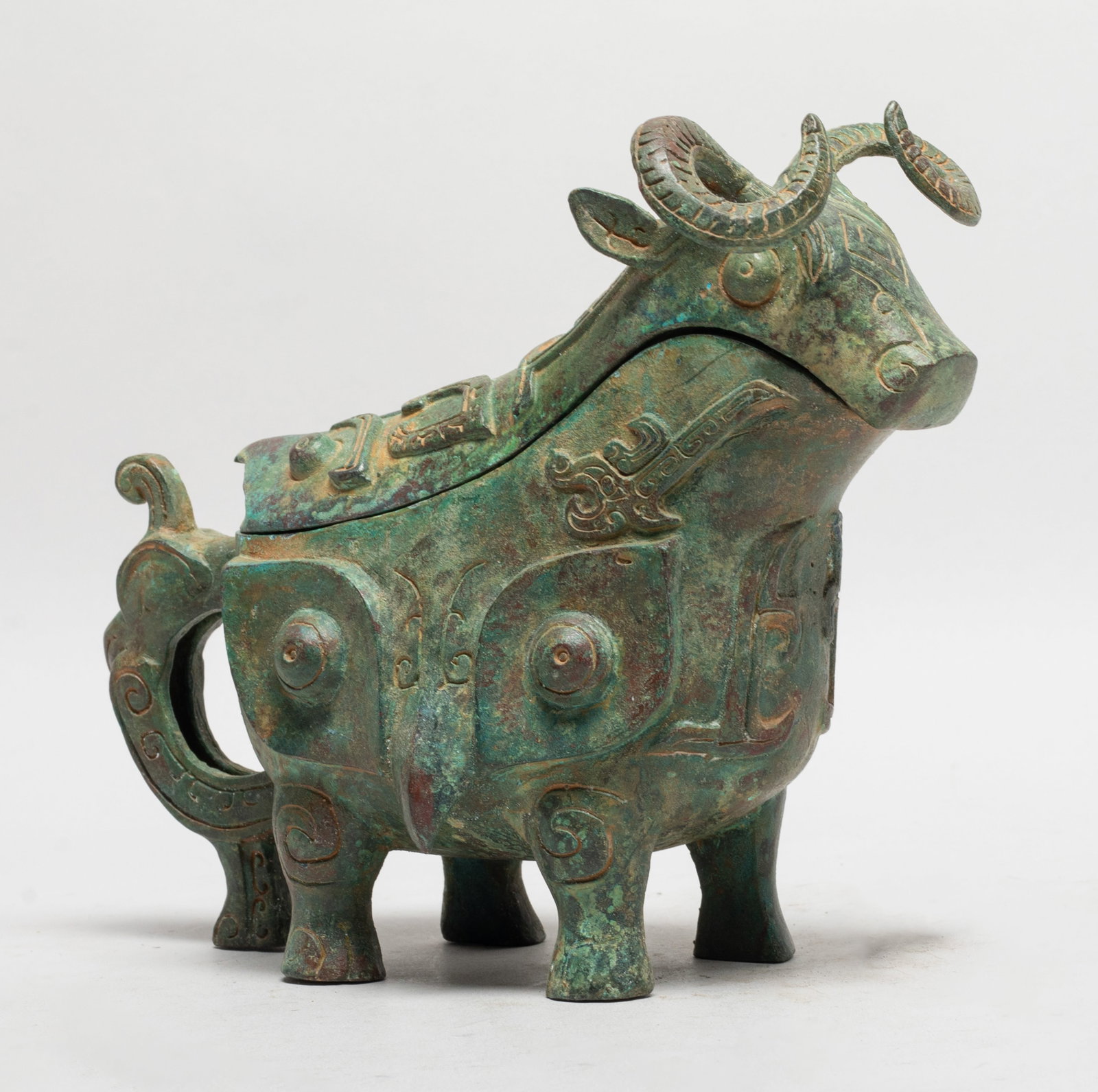 Chinese Bronze Covered Pot (1 of 14)