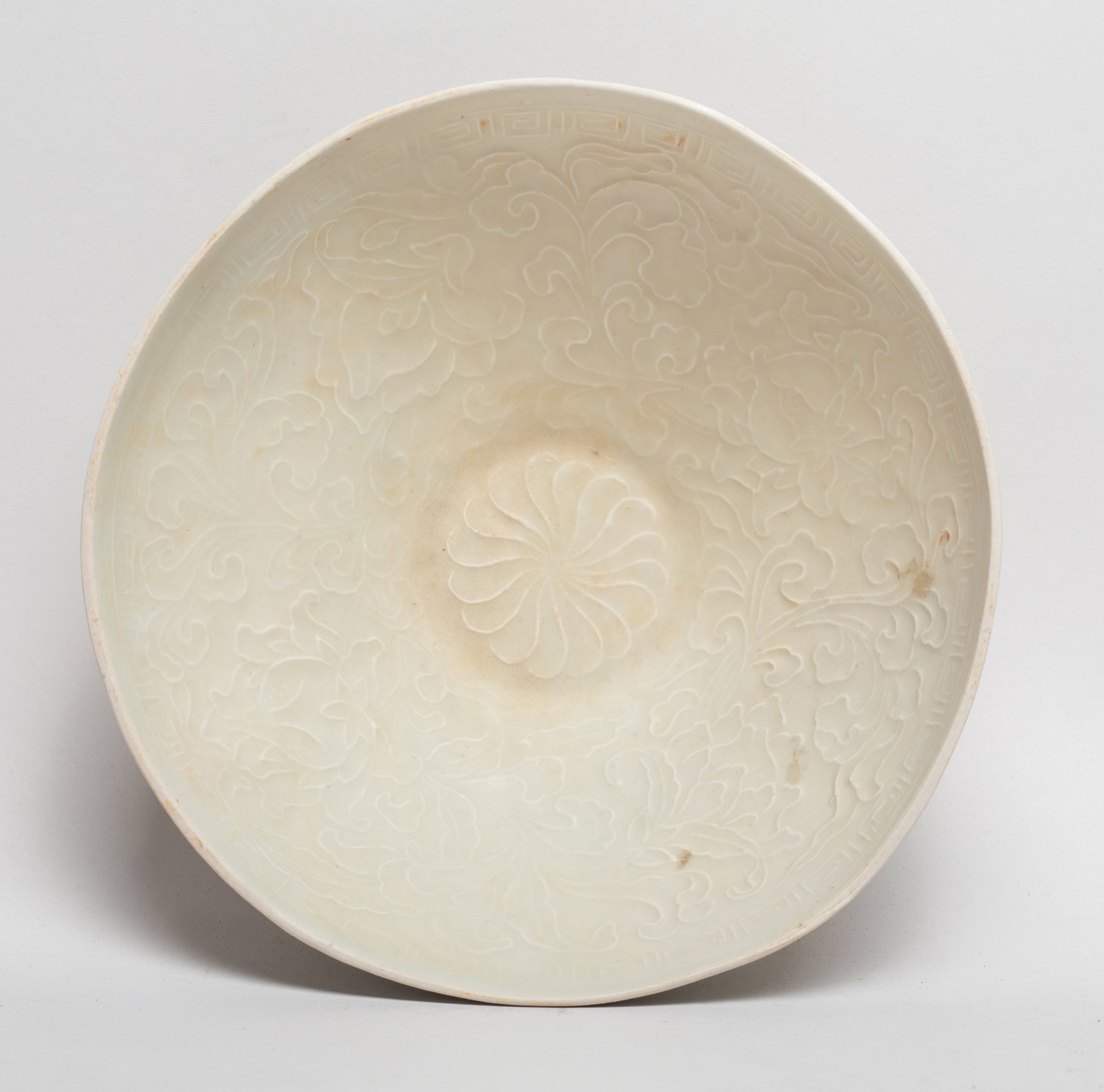 Chinese Ding Type Molded Porcelain Bowl (1 of 11)