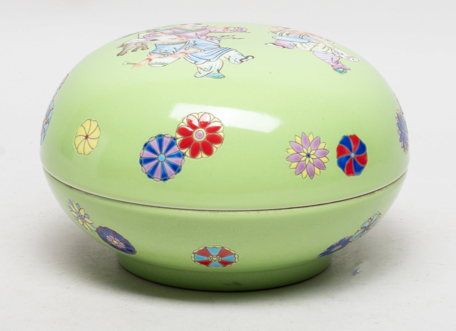 Chinese Export Porcelain Covered Box - 4