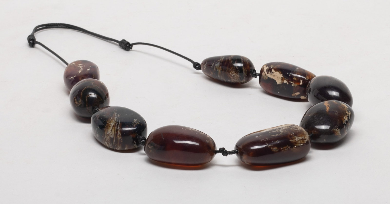 Large Bead Root Amber Necklace (1 of 12)