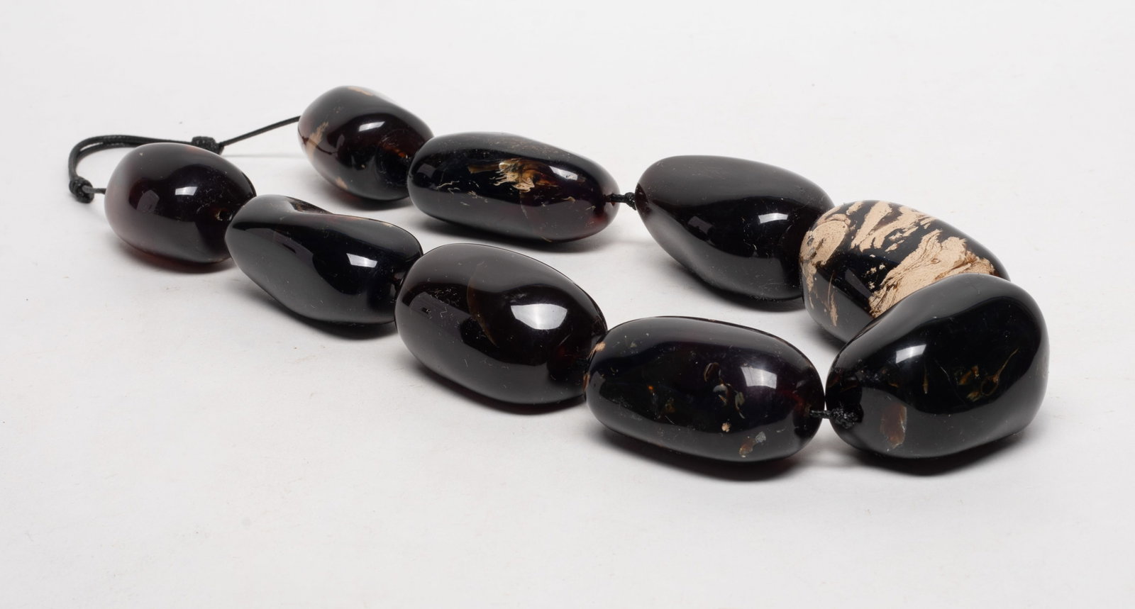 Chunk Bead South Asian Amber Necklace (1 of 10)