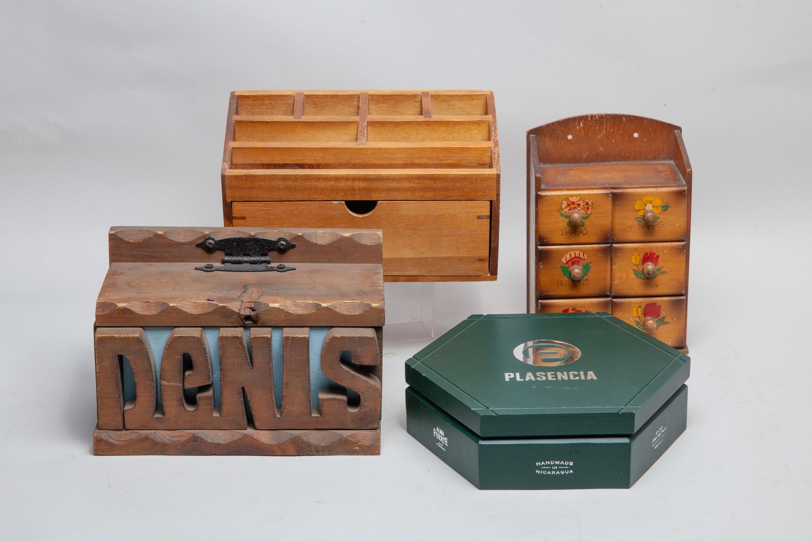 Estate Vintage Wood Boxes (1 of 10)