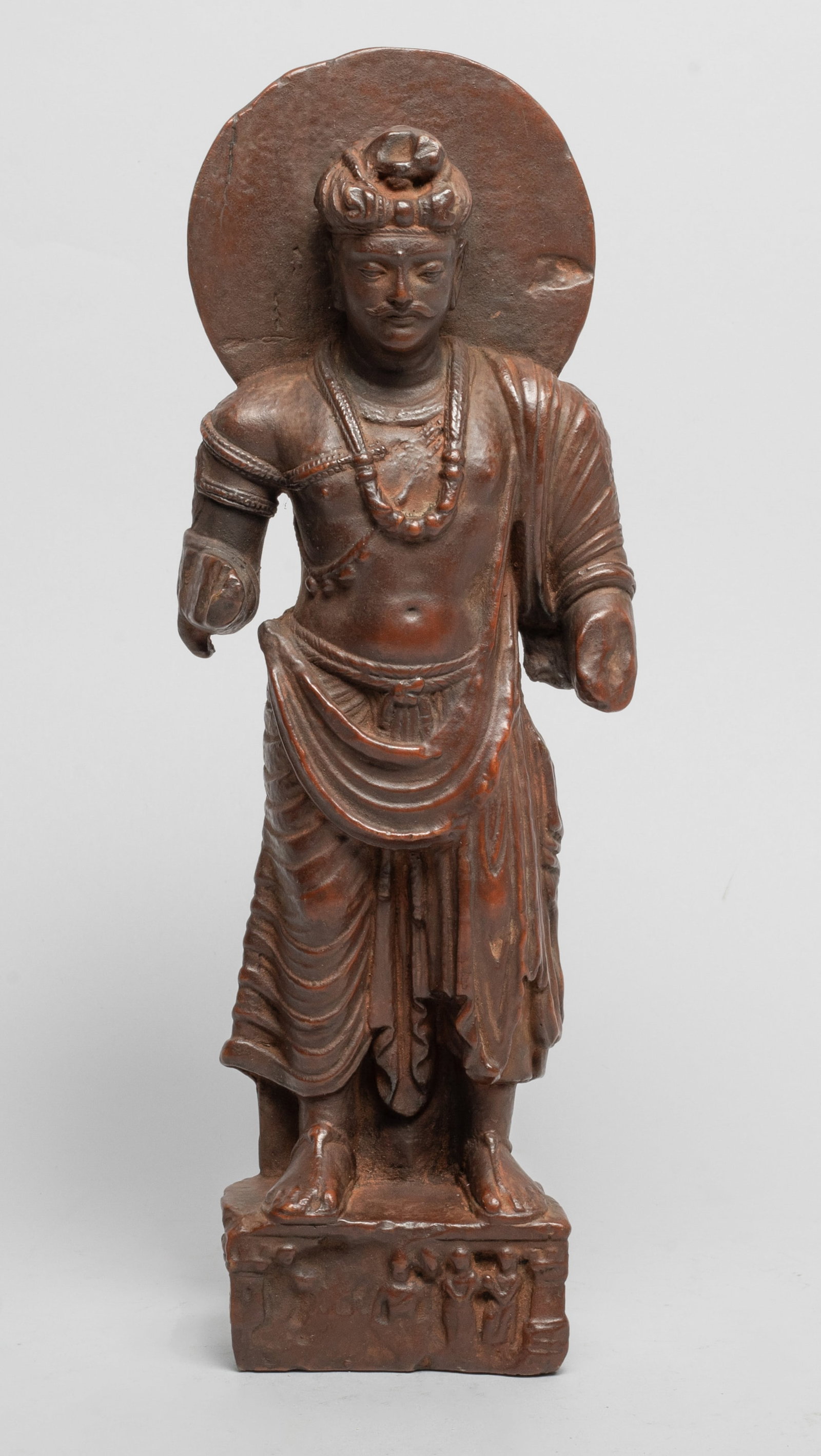 Estate Asian Indian Clay Sculpture of Buddha (1 of 13)