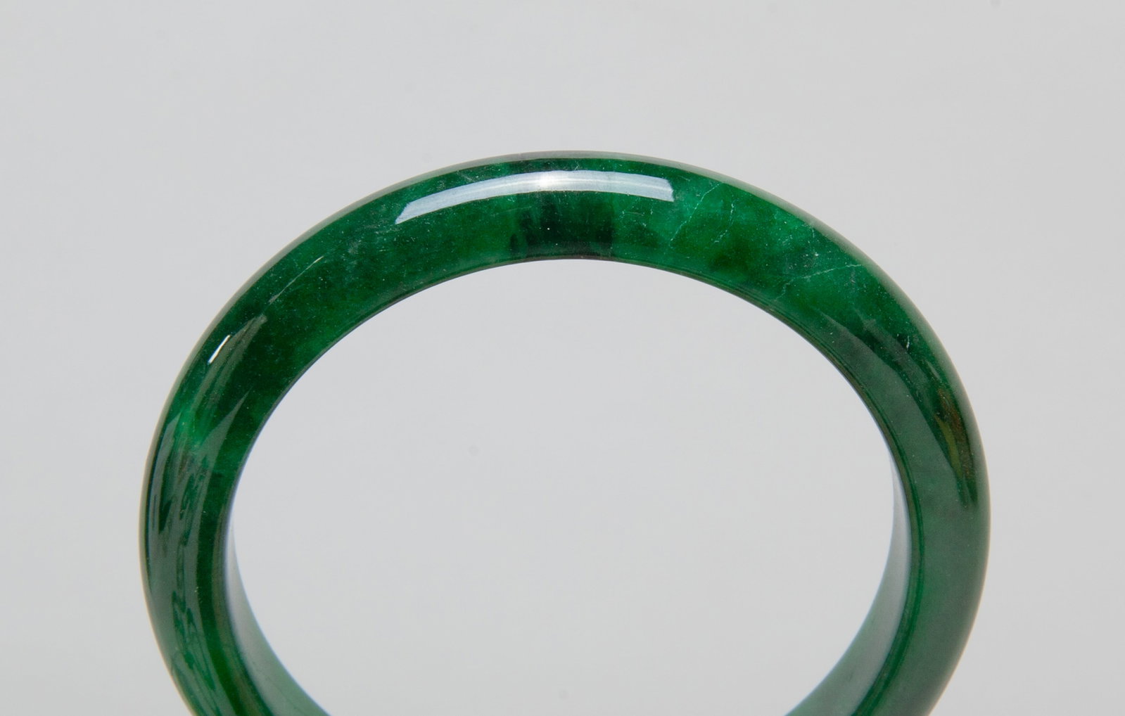 Large Set Chinese Export Colored Stone Bangles - 6