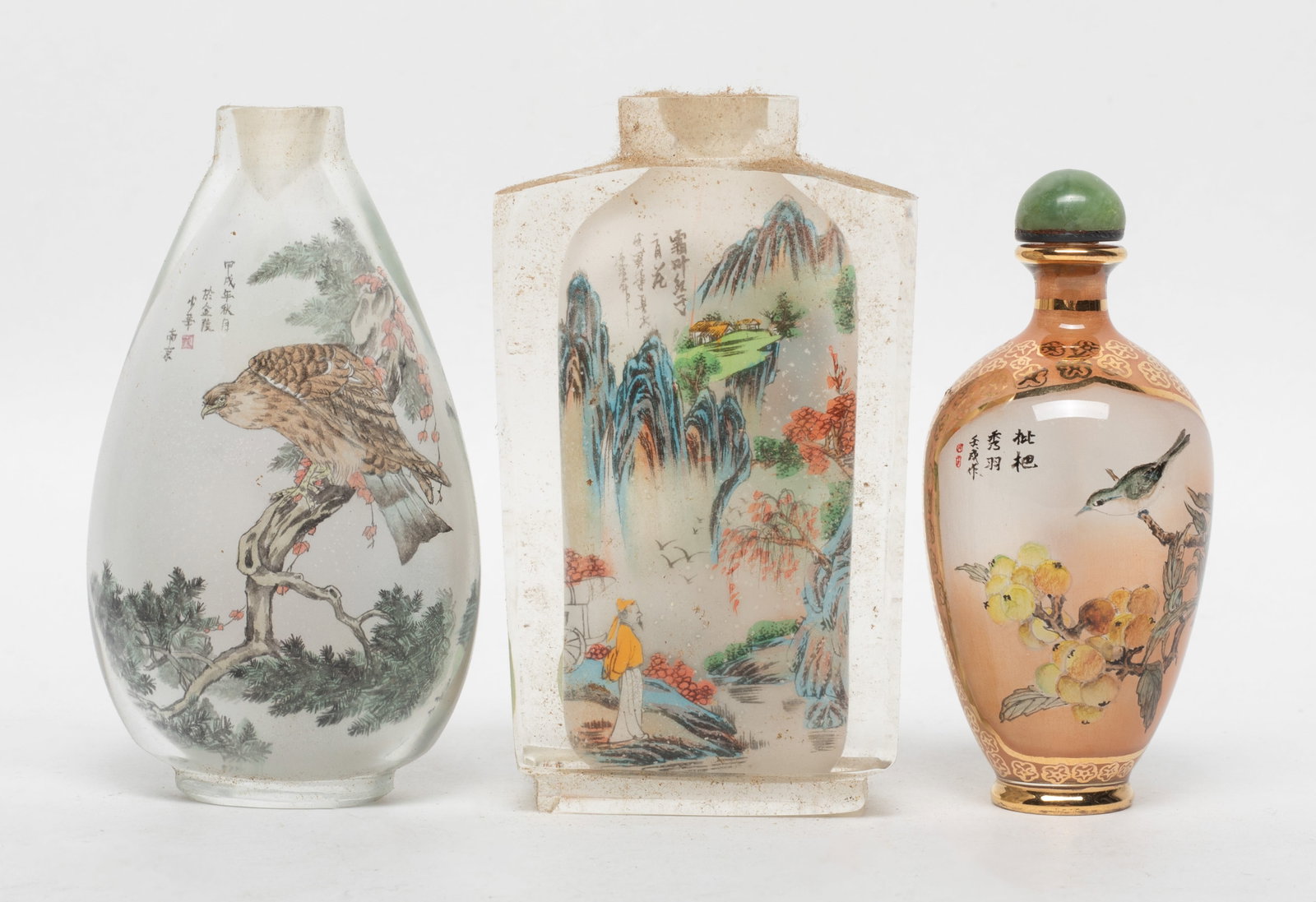 Vintage Chinese Inside Painted Snuff Bottles (1 of 11)