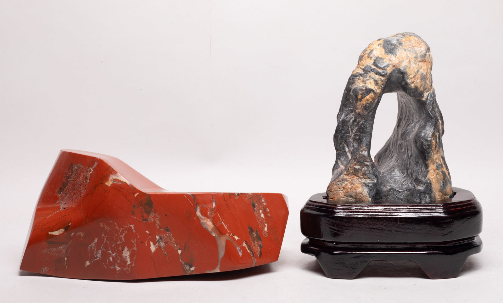 Estate Two Chinese Export Scholar Stone (1 of 10)