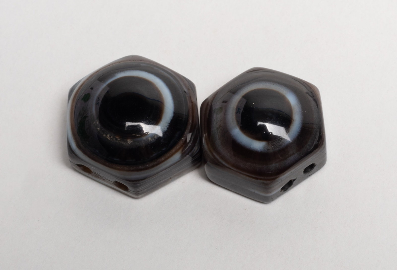 Set Chinese Export Agate Beads - 3