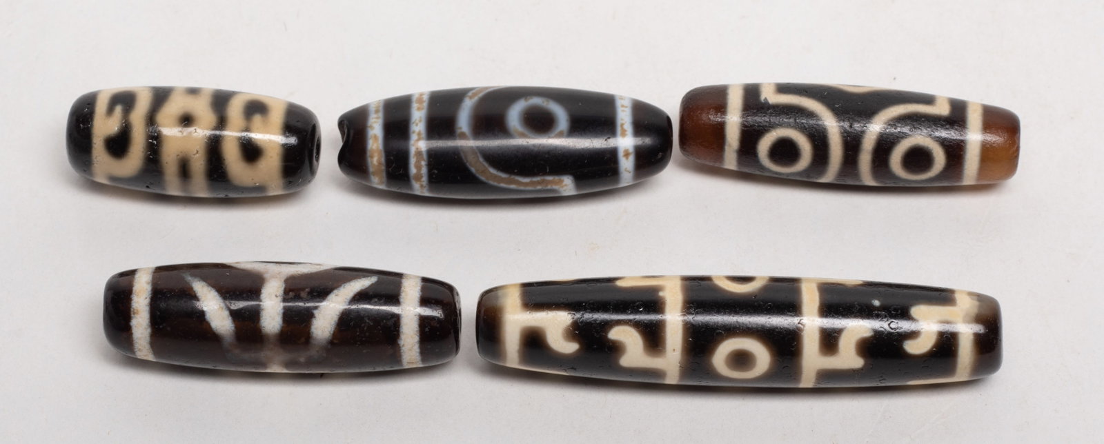 Set Chinese Export Agate Beads - 8