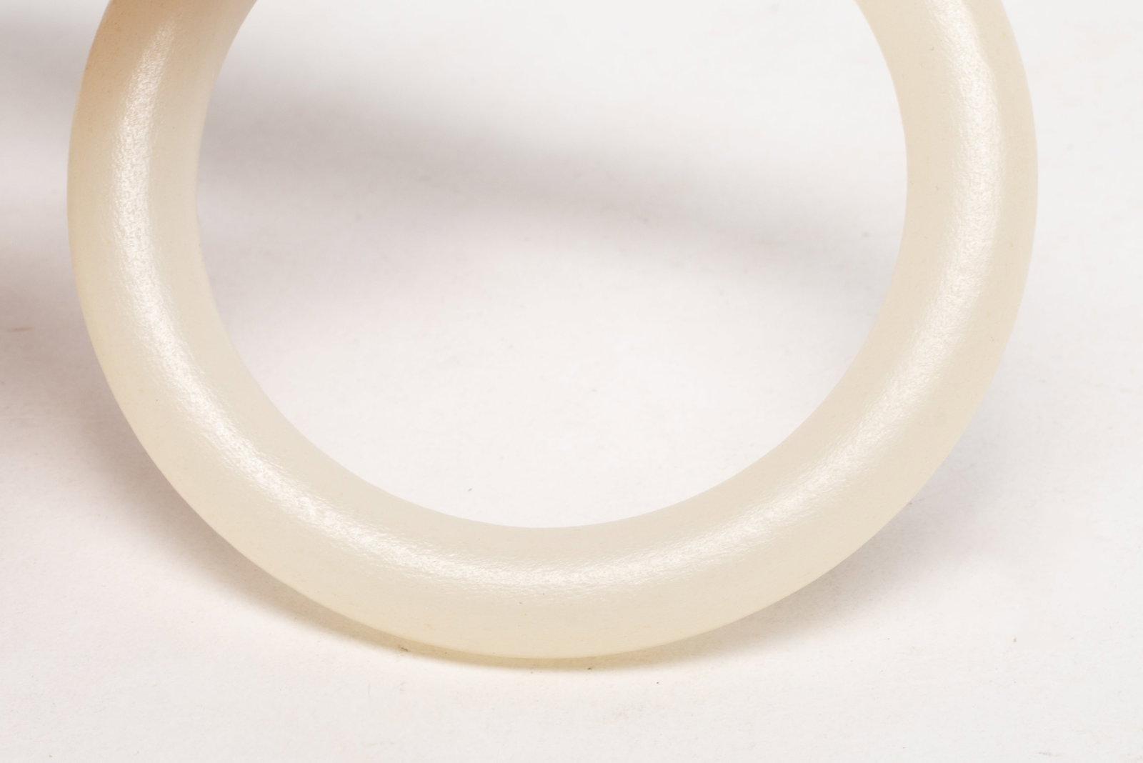 Two Chinese Colored Stone Bangles - 10