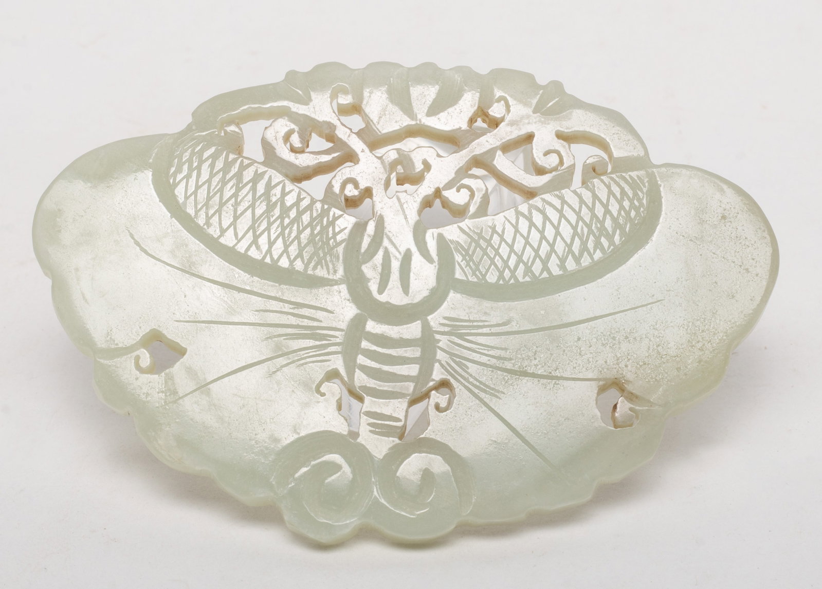 Two Chinese Openwork Jade Plaques - 7