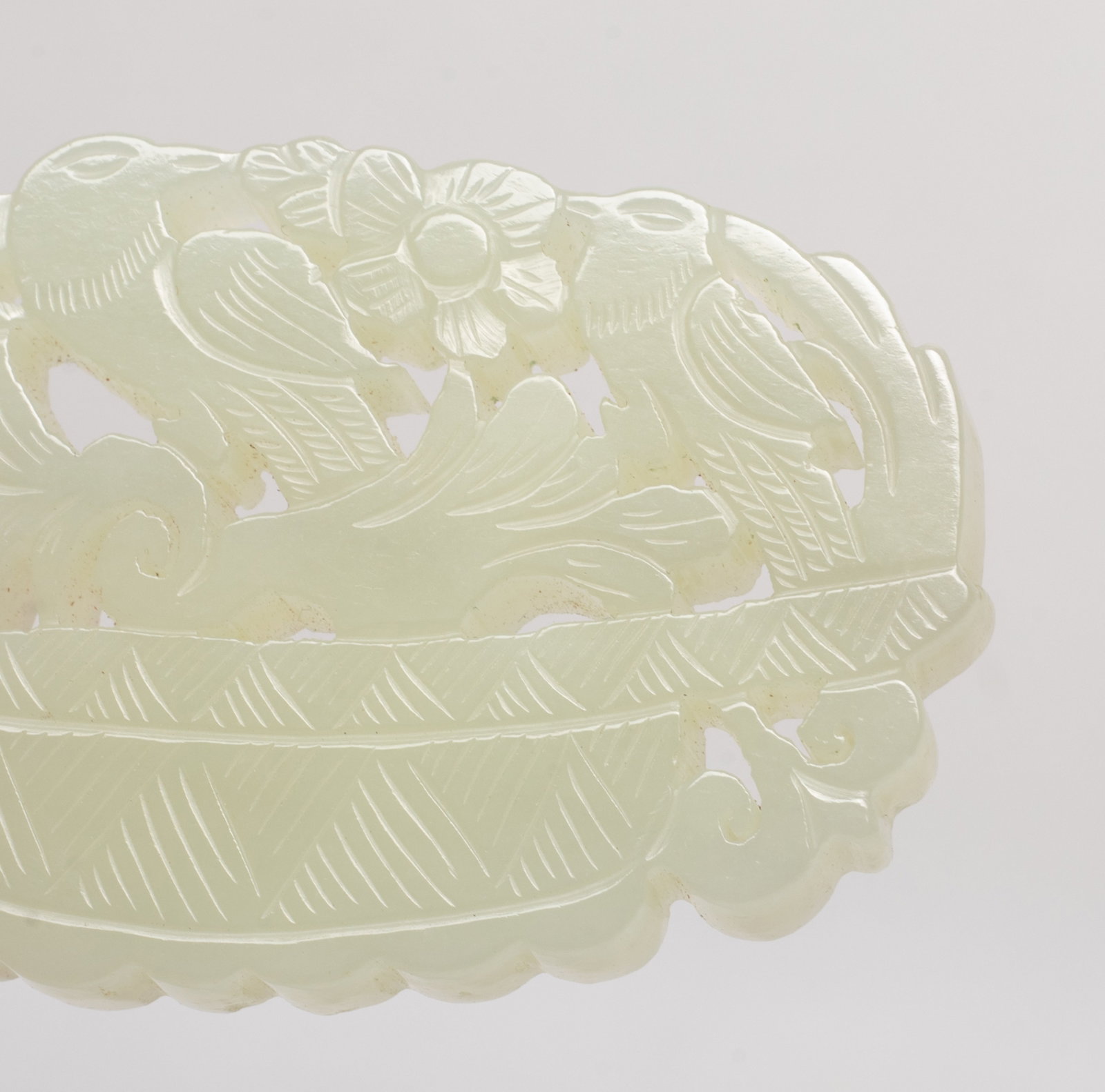 Two Chinese Openwork Jade Plaques - 9