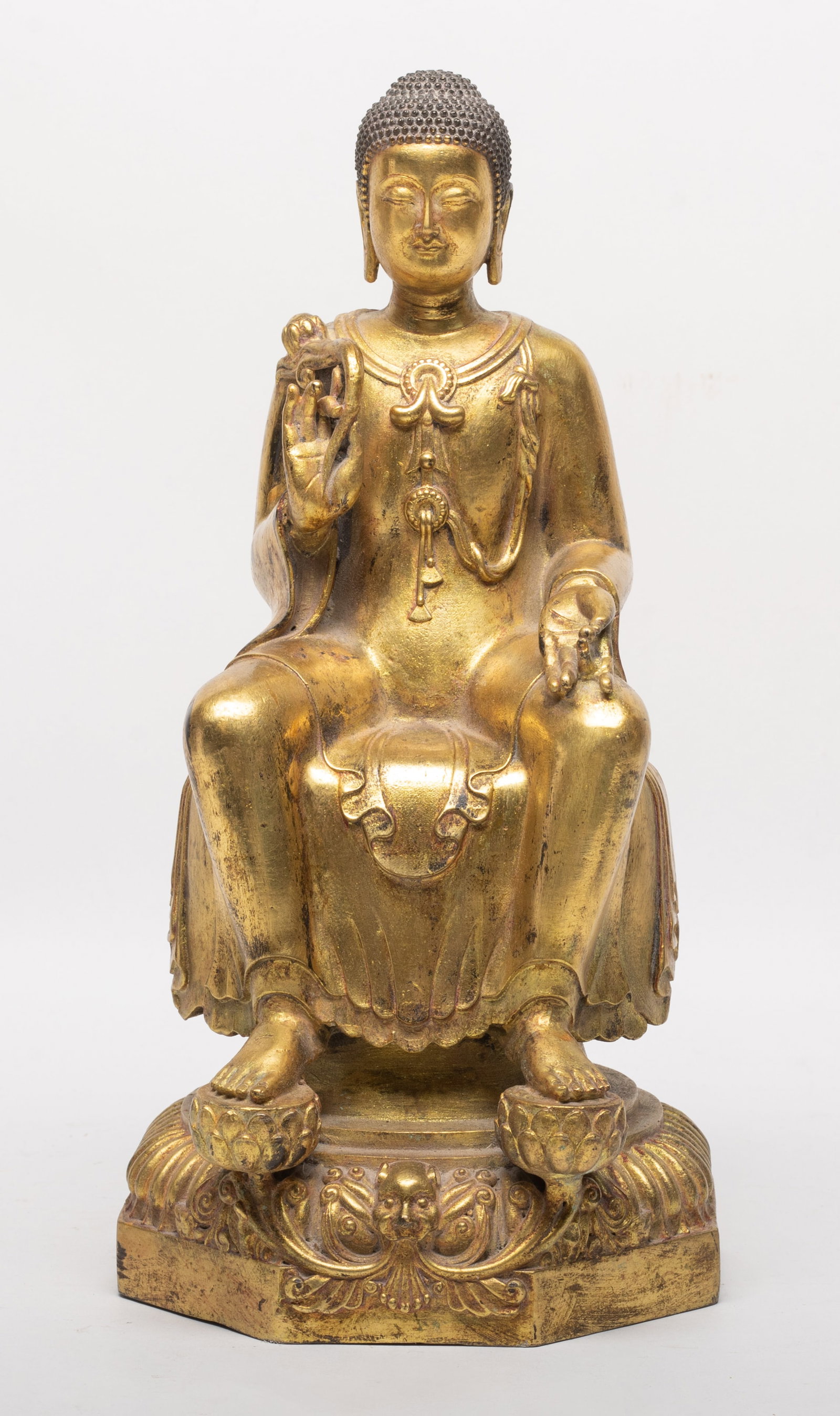 Chinese Gilt Bronze Sculpture of Buddha (1 of 11)