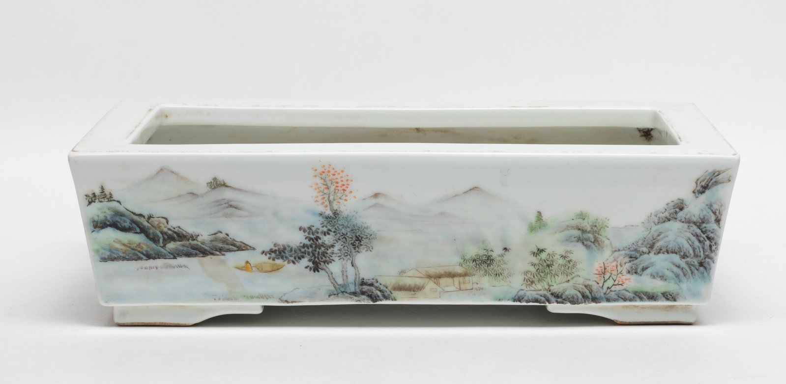 Large Chinese Famille Rose Porcelain Pot (1 of 13)