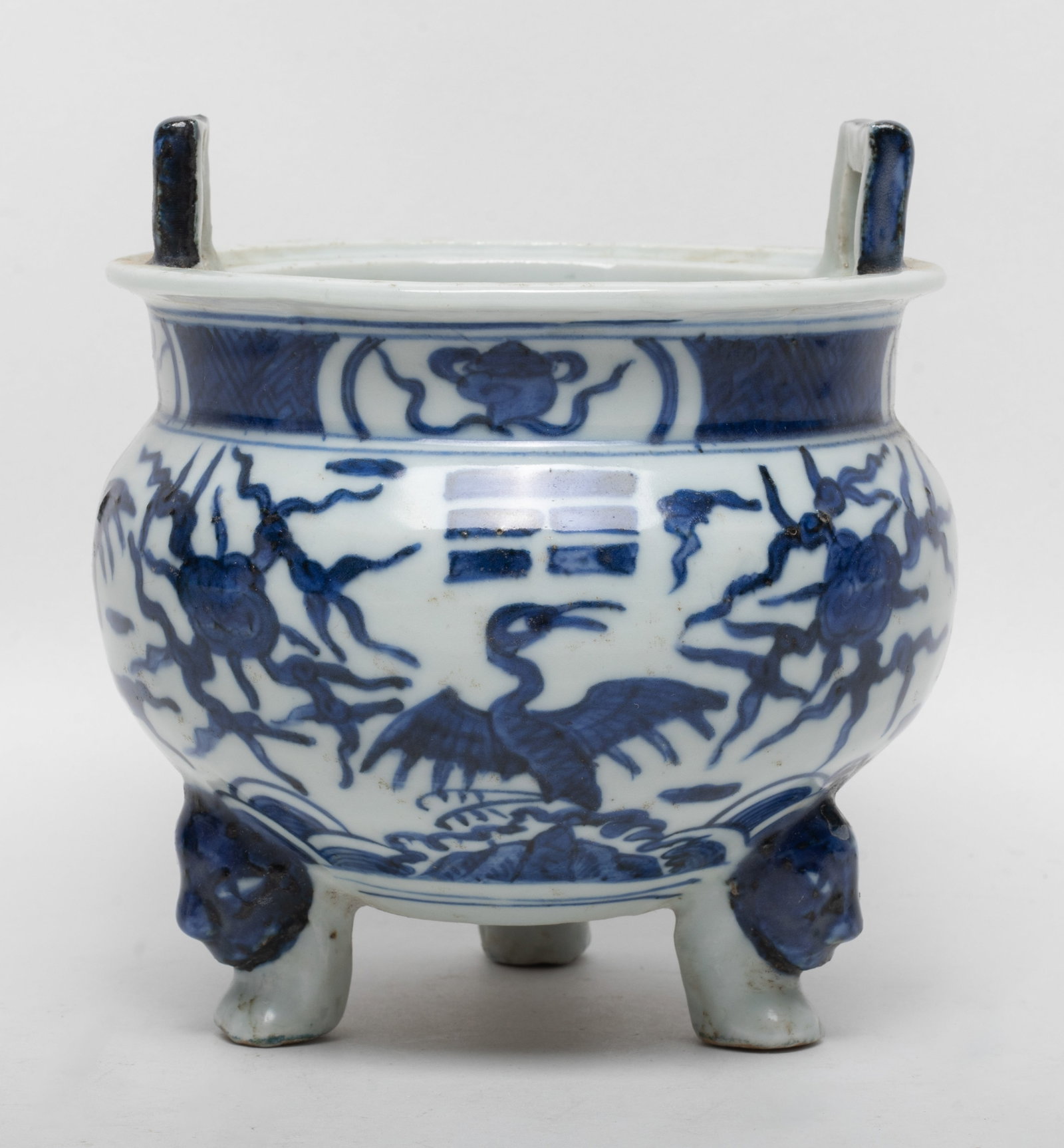 Estate Chinese Export Porcelain Cabinet Censer (1 of 11)