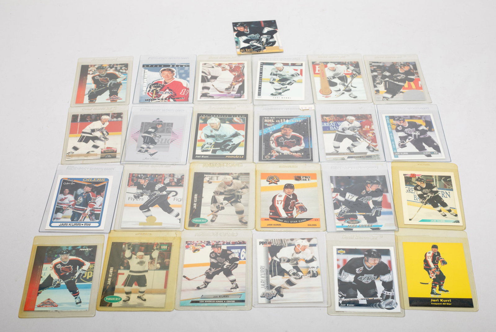 Set Vintage Sport Cards Collection: Large set of laminated sport cards. Size varies.