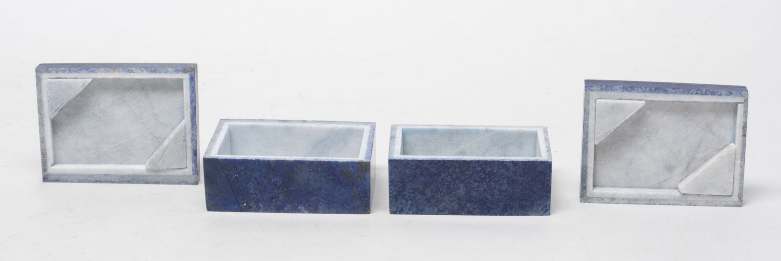 Two West Asian Lapis Boxes - 3