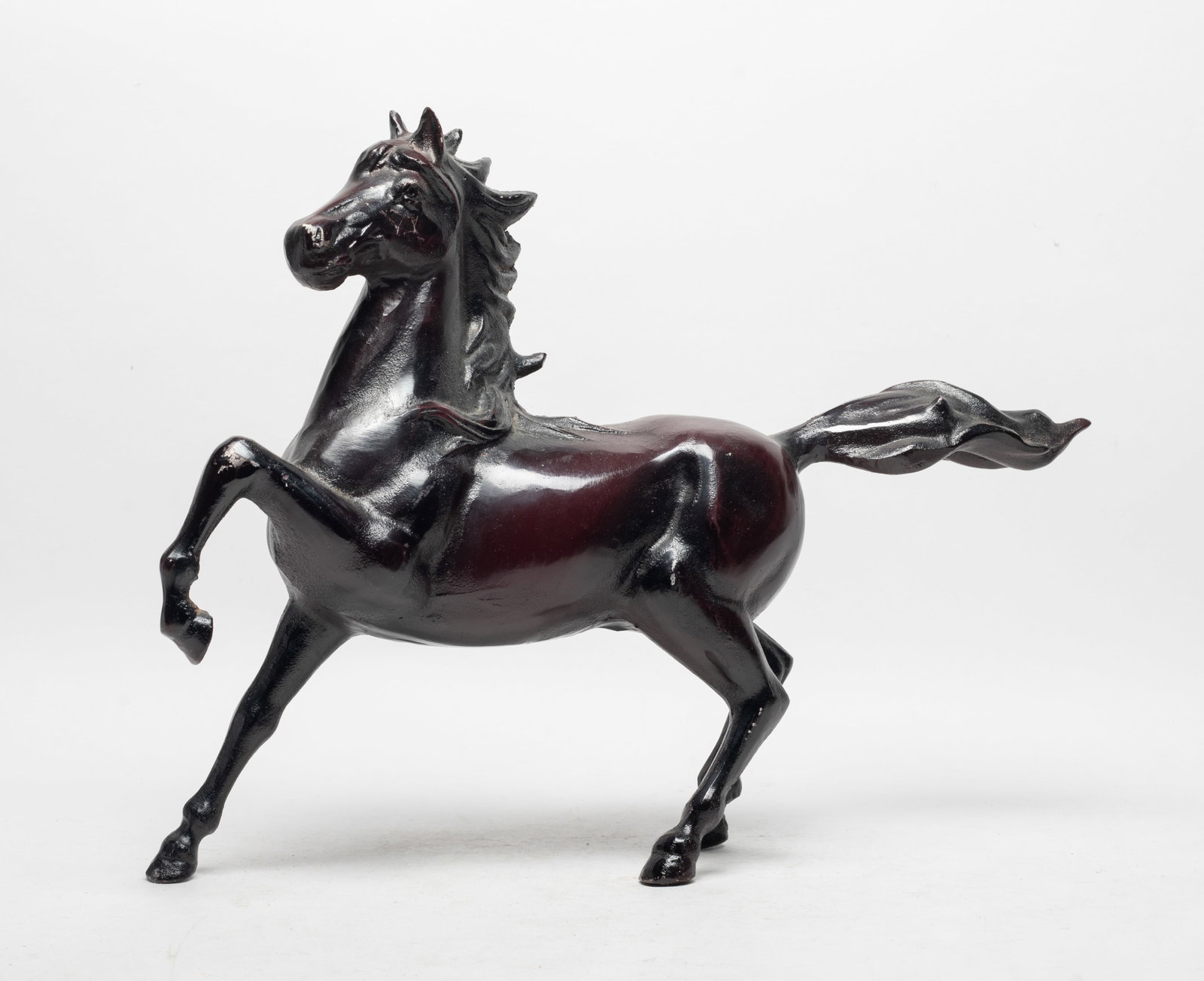 Mid-century Heavy Metal Sculpture of Horse (1 of 12)
