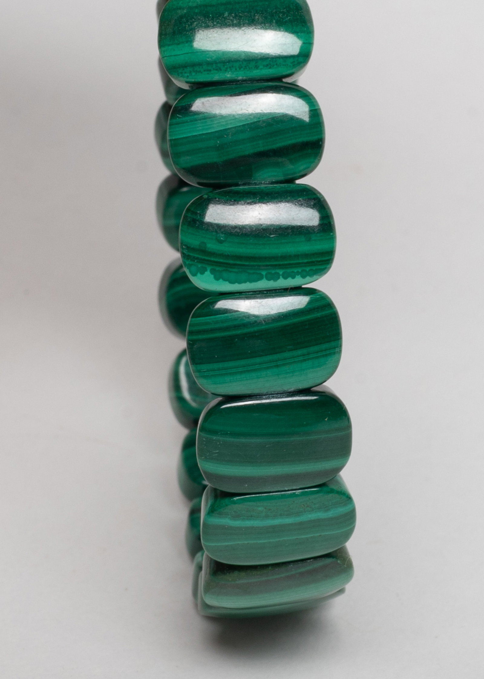 Two Vintage Designed Malachite Bracelets - 4