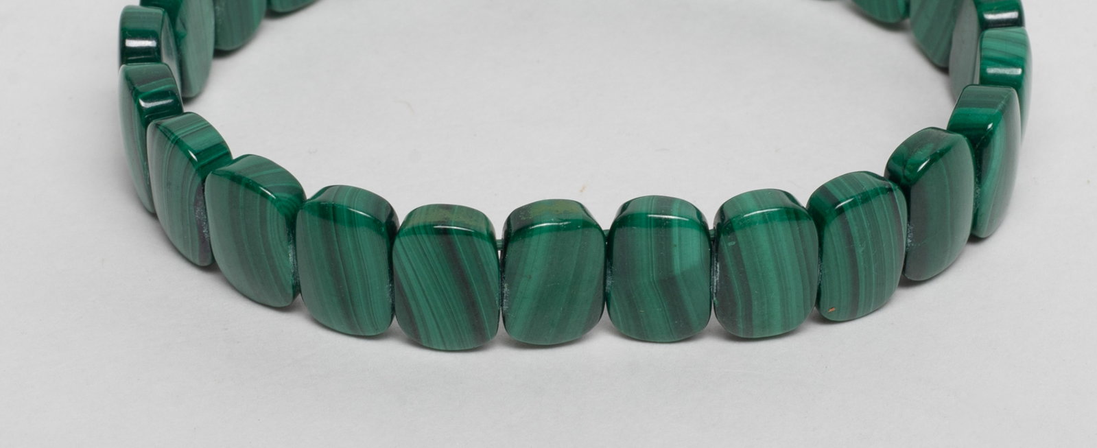 Two Vintage Designed Malachite Bracelets - 7