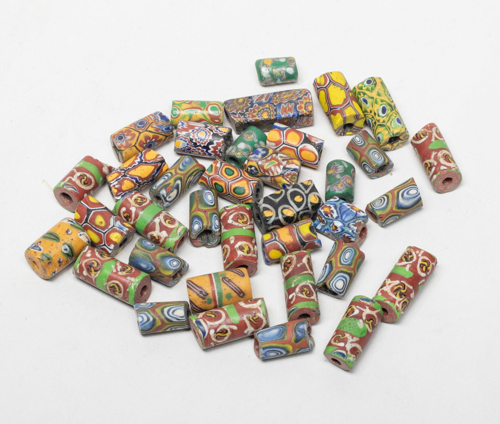 Groups African Trade Glass Beads: Large set of old trade glass beads. Size varies.