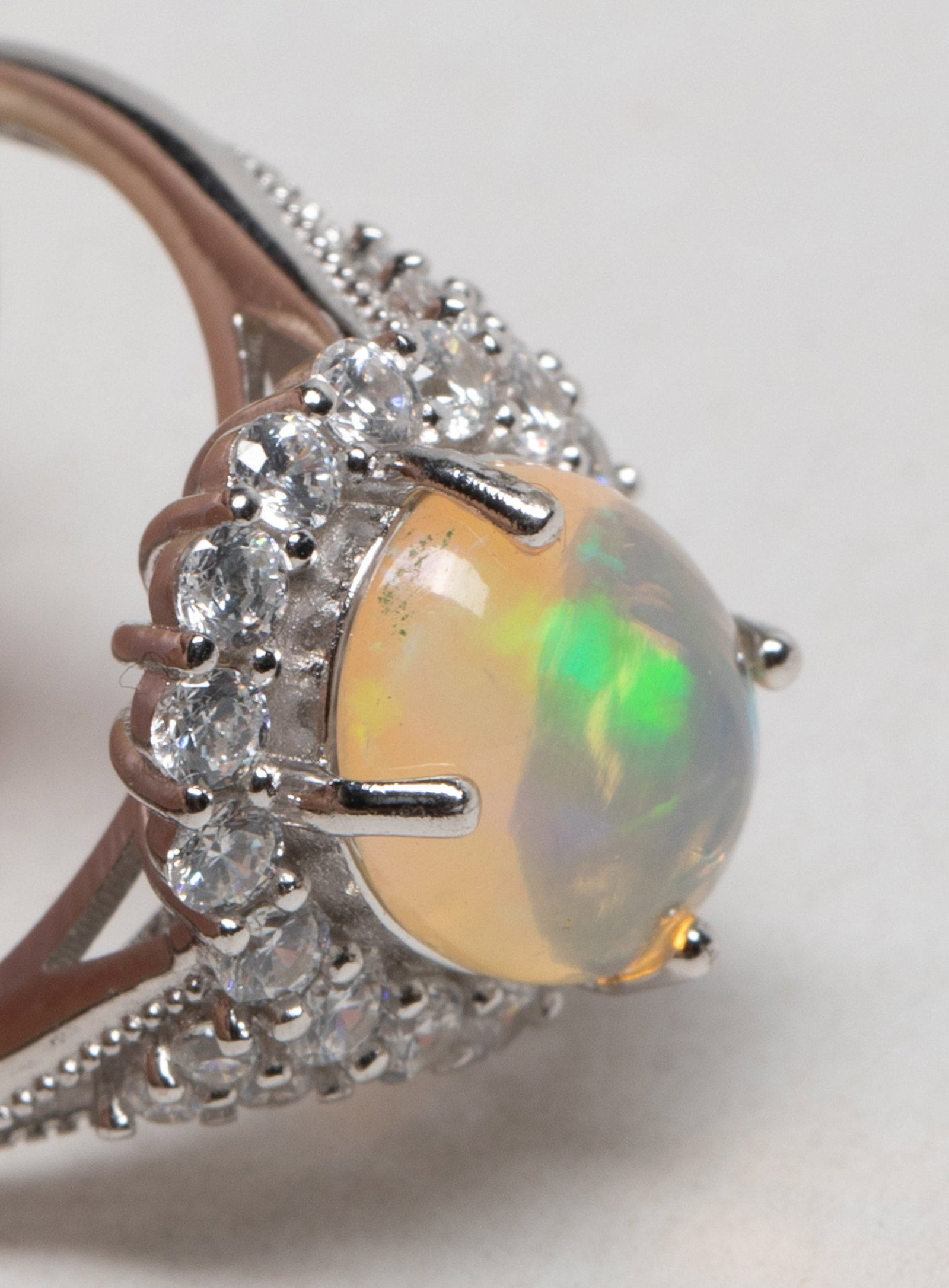 Vintage Fire Opal Ring - 5