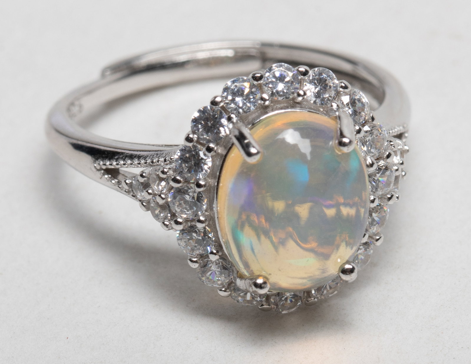 Vintage Fire Opal Ring - 6