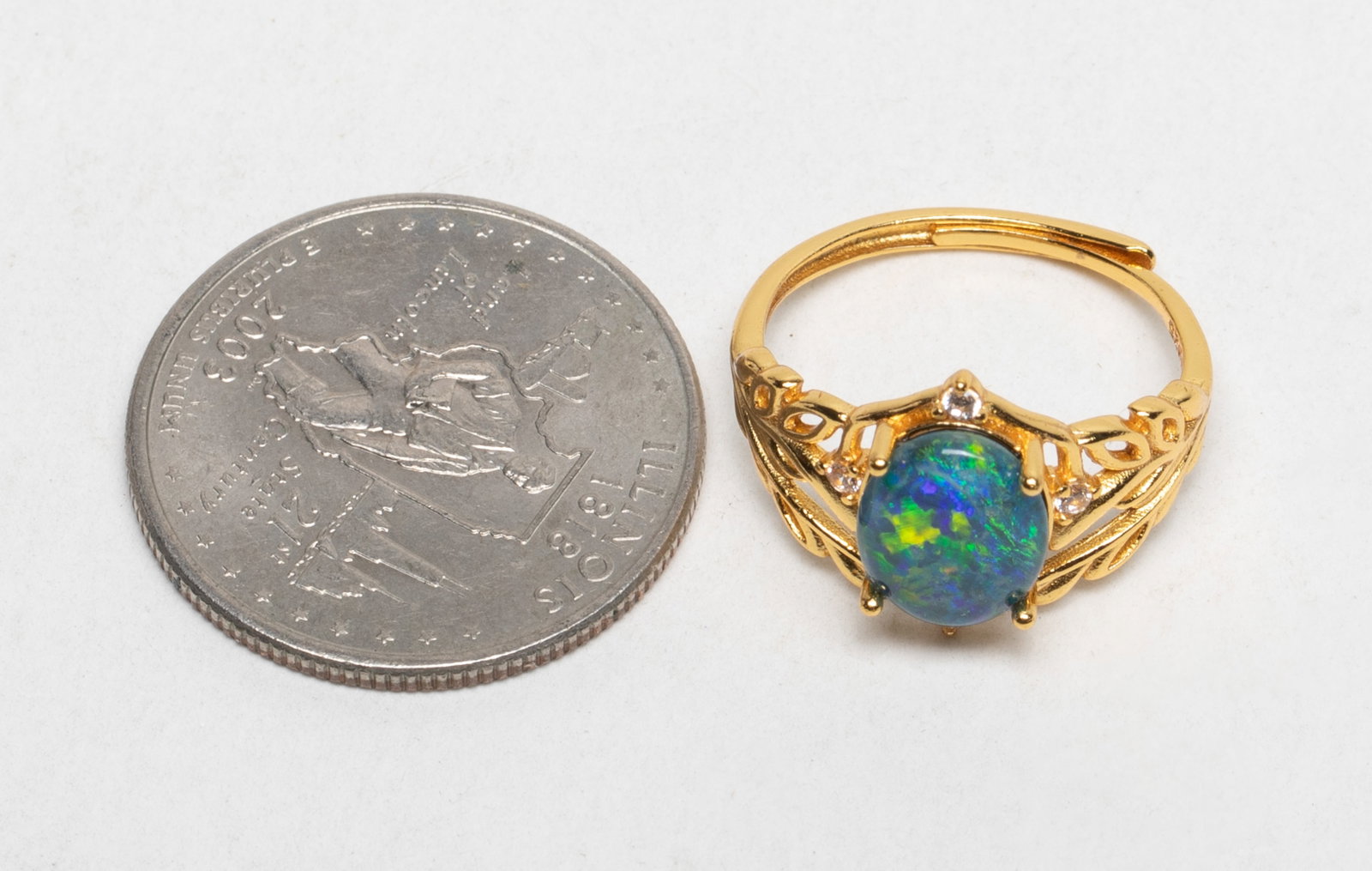 High Quality Australia Opal Ring - 2