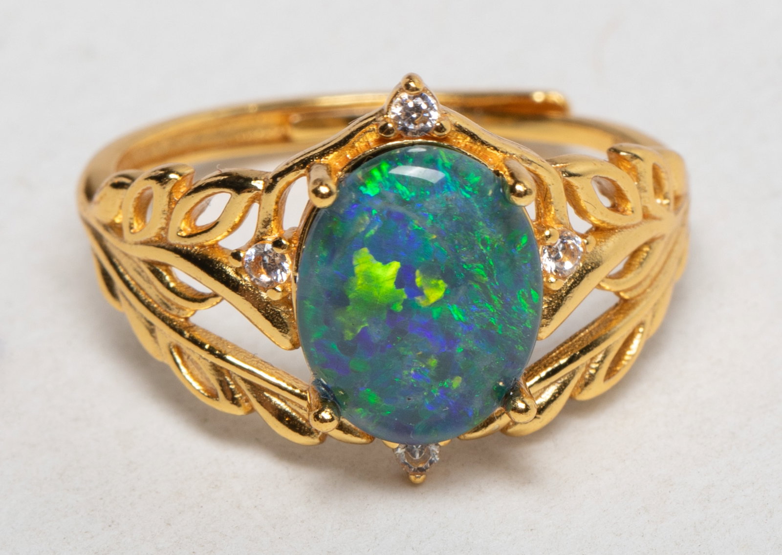 High Quality Australia Opal Ring - 4