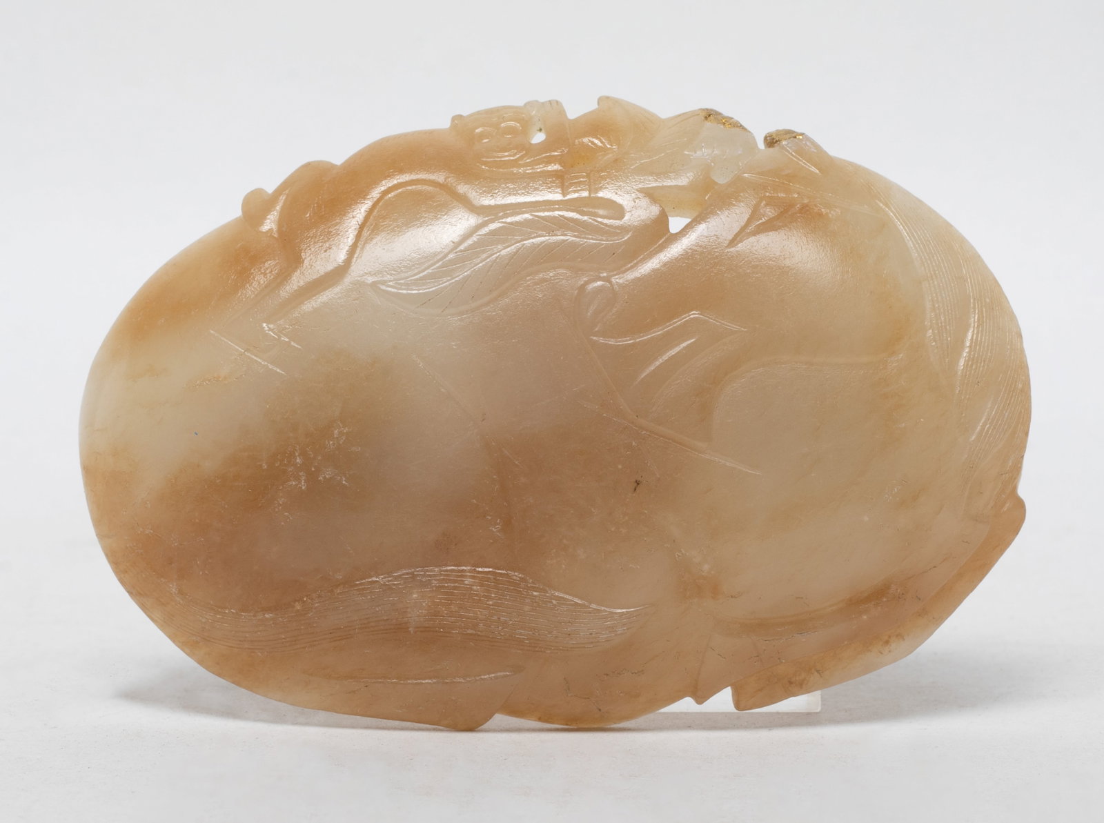 Estate Chinese Jade Carved Belt Buckle (1 of 14)