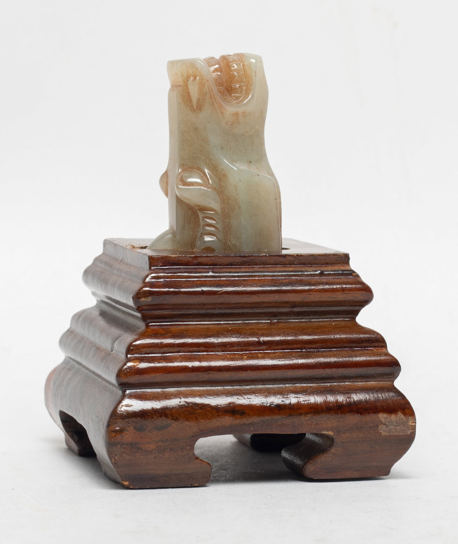 Unusual Chinese Jade Horse Head Sculpture (1 of 8)