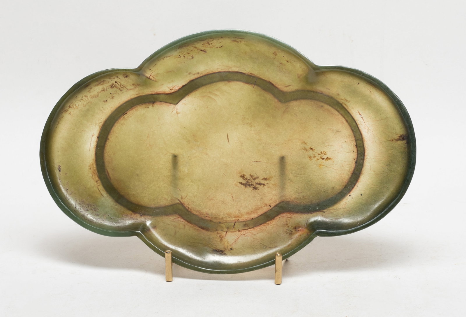 Estate Chinese Jade Carved Thin Plate (1 of 9)