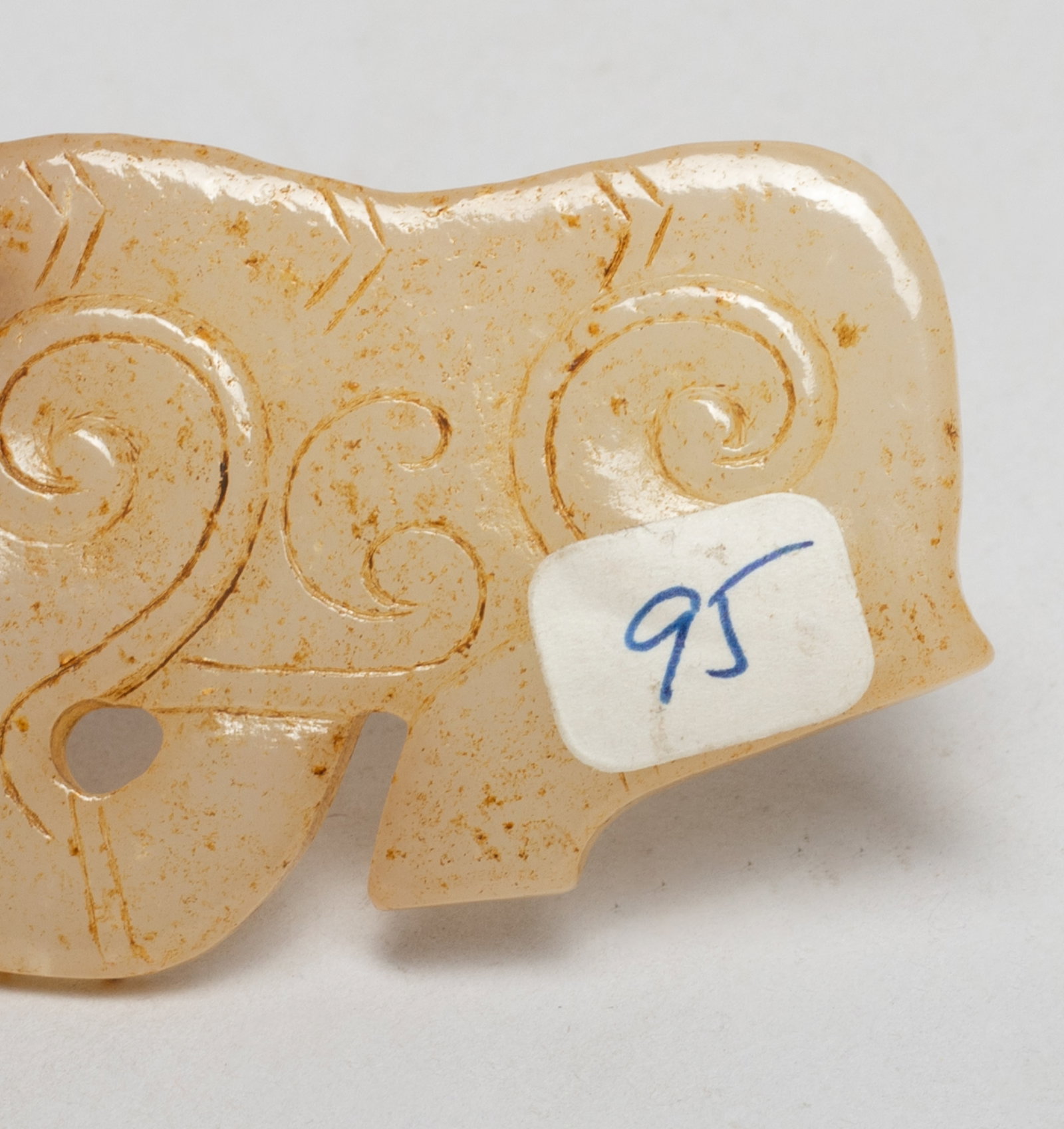 Two Chinese Export Jade Pendants - 3