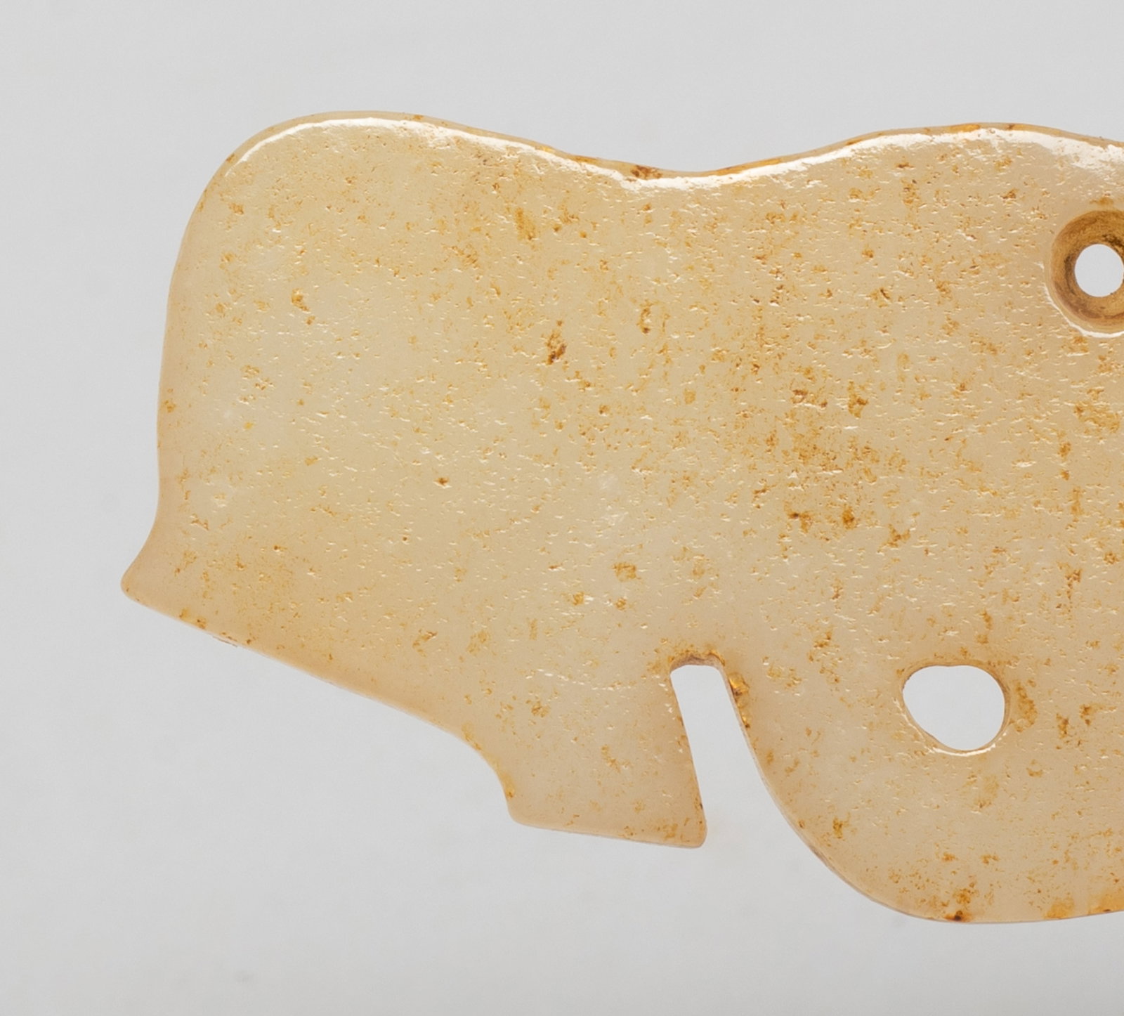 Two Chinese Export Jade Pendants - 6