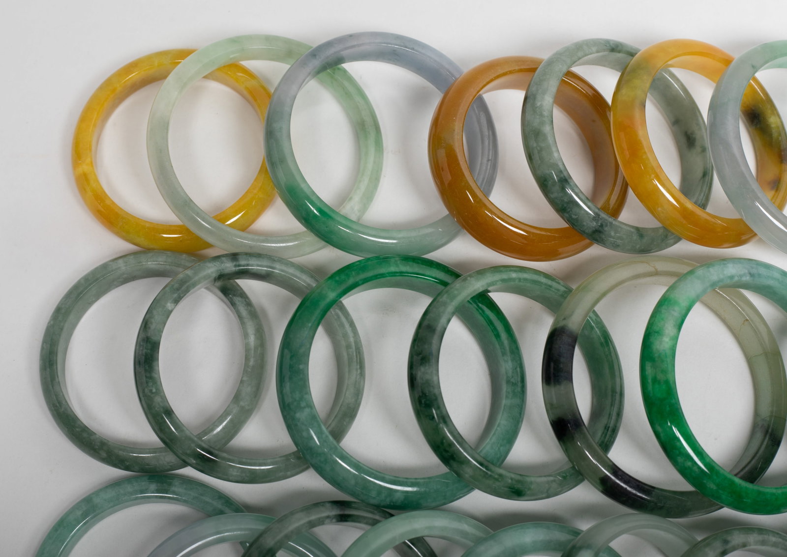 Set Vintage Chinese Export Bangles - 3