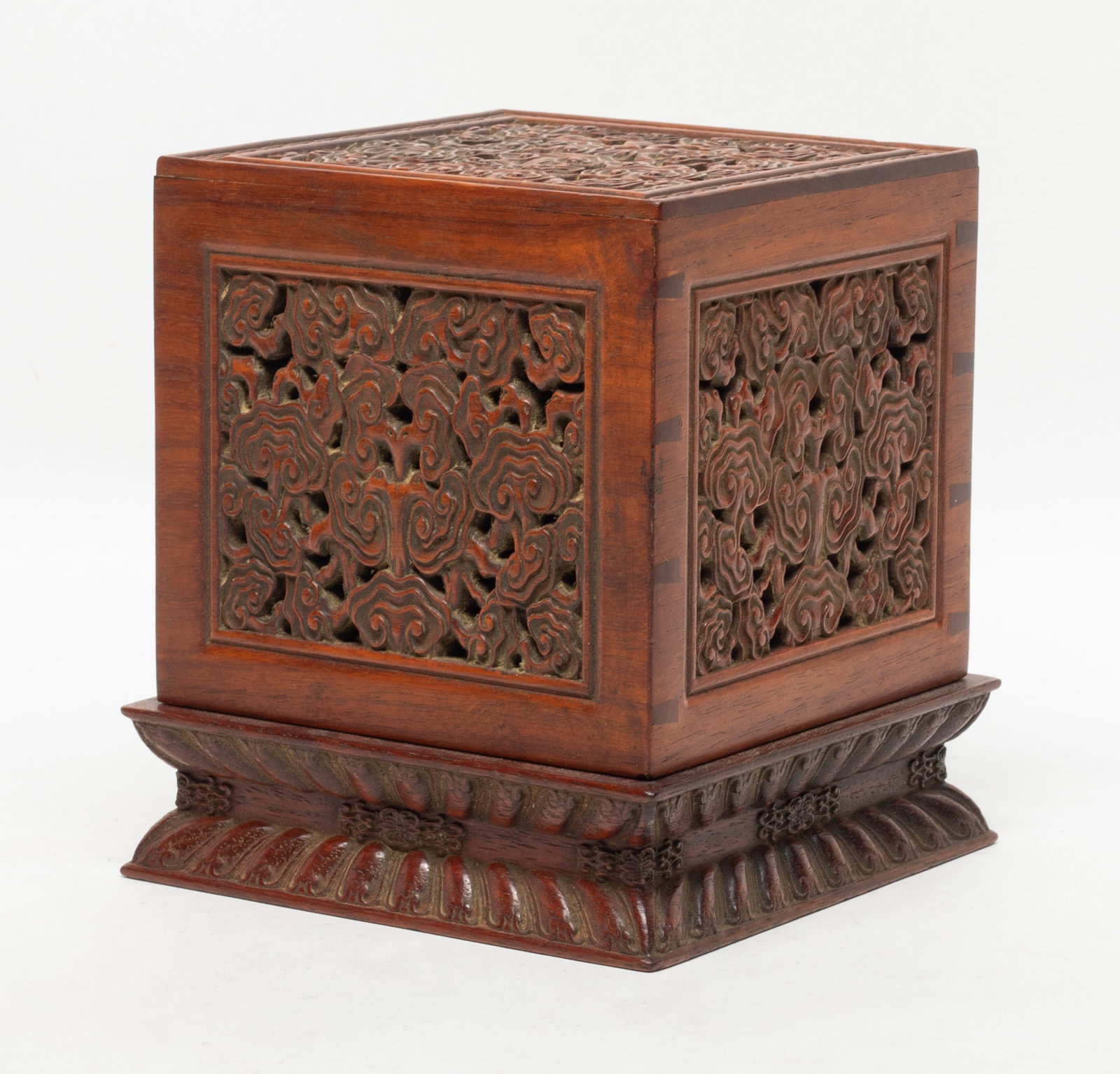 Rare Chinese Wood Large Seal Box (1 of 11)