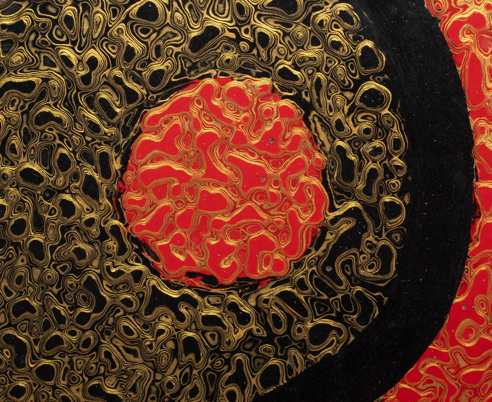 Large Chinese Lacquer Tray - 3