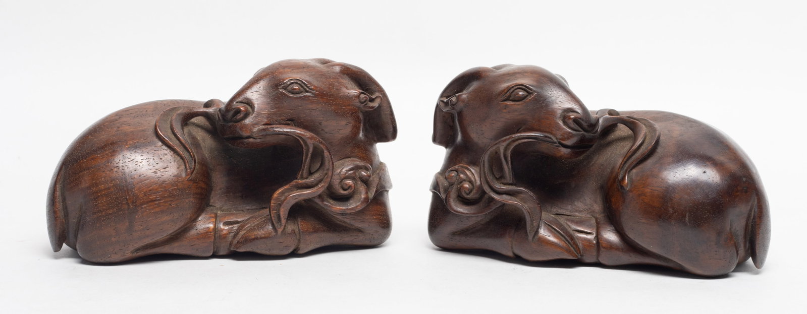 Two Chinese Zitan Wood Table Sculptures (1 of 11)