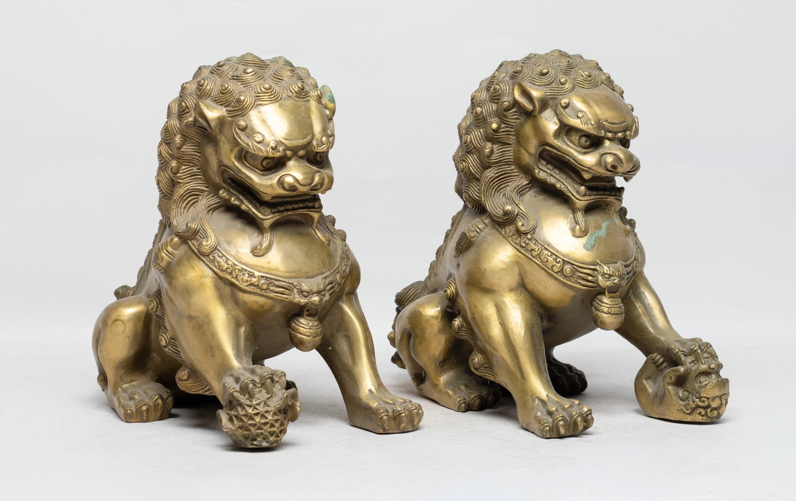 Two Chinese Export Brass Sculptures (1 of 11)