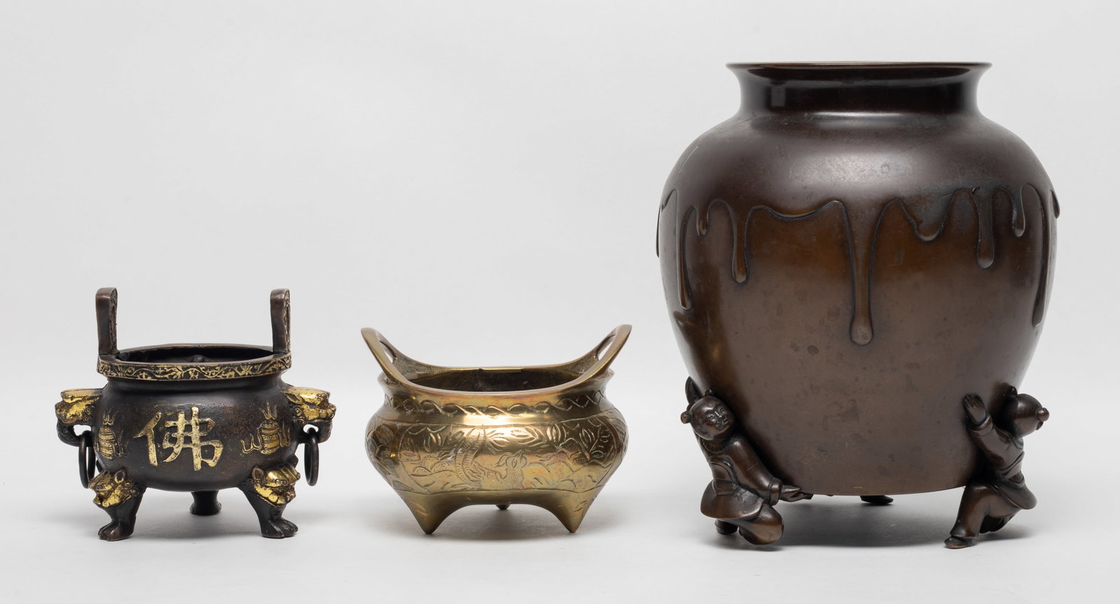 Chinese Bronze Vase, Censers (1 of 13)