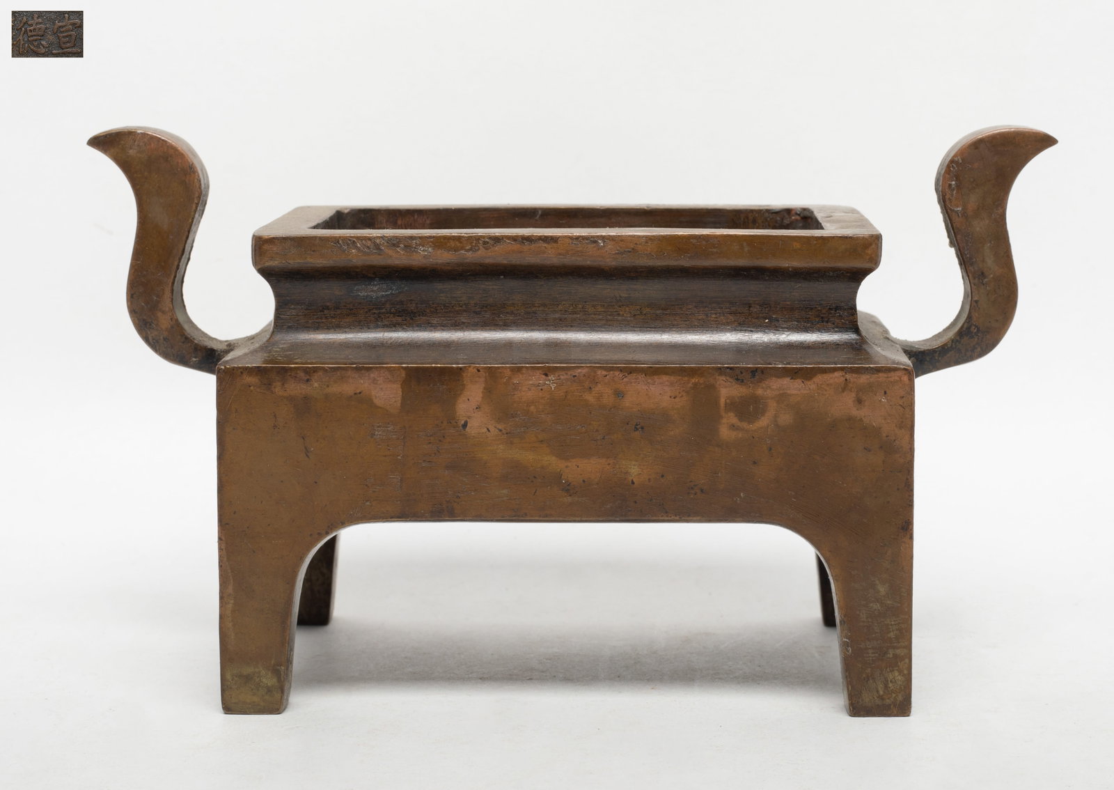 Chinese Bronze Cabinet Censer (1 of 8)