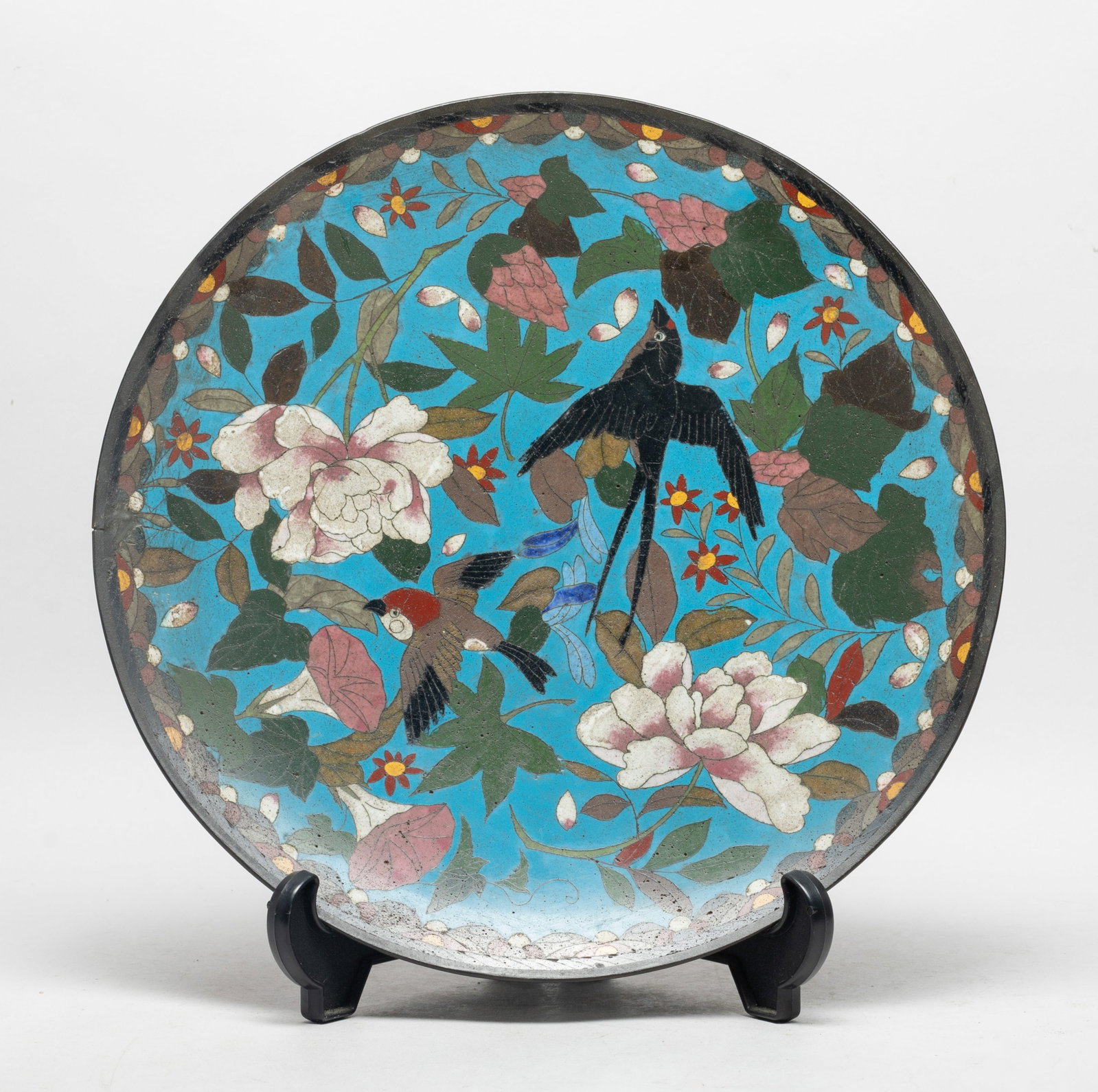Late 18th Japanese Cloisonne Charger (1 of 11)