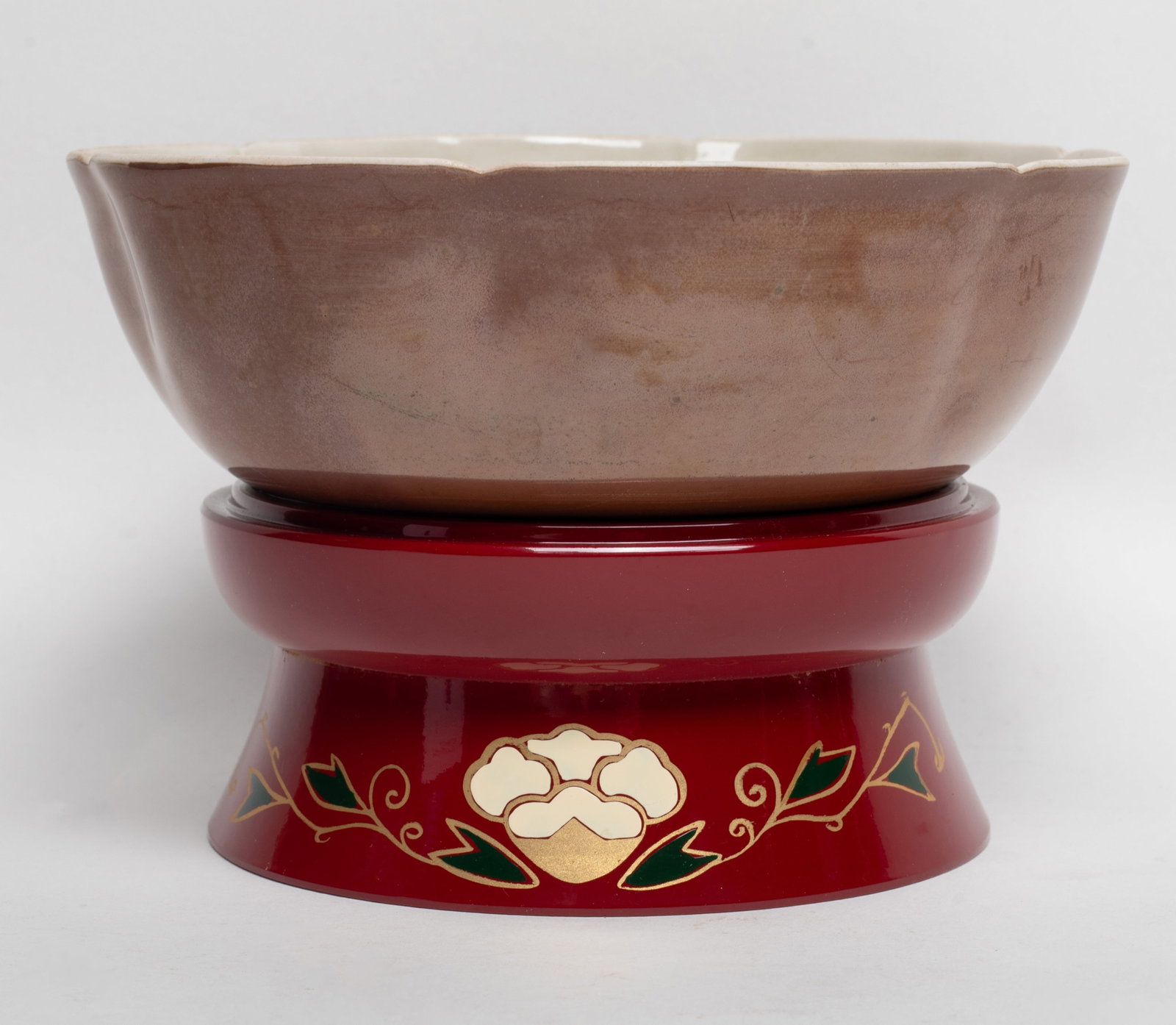 Chinese Ding Glazed Porcelain Deep Bowl (1 of 9)