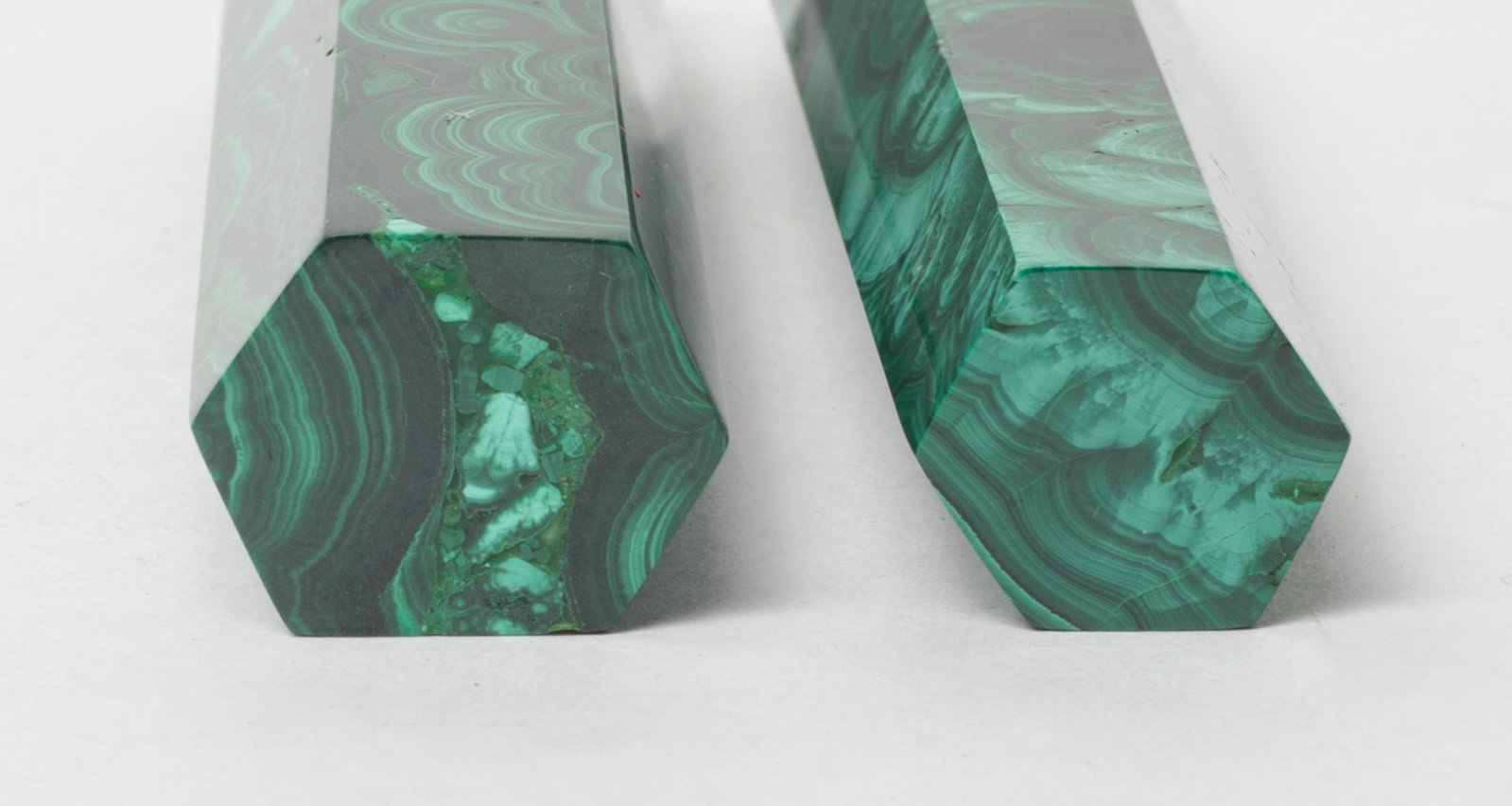 Two Mid-century Malachite Points - 14