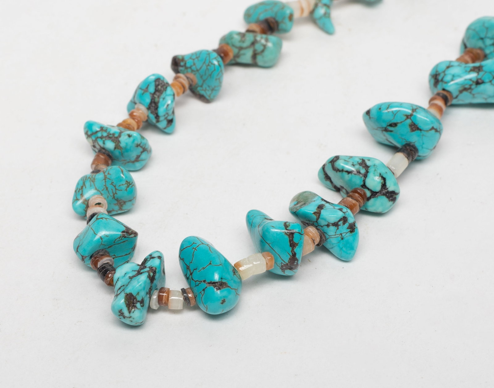 Two Native American Type Necklaces - 7