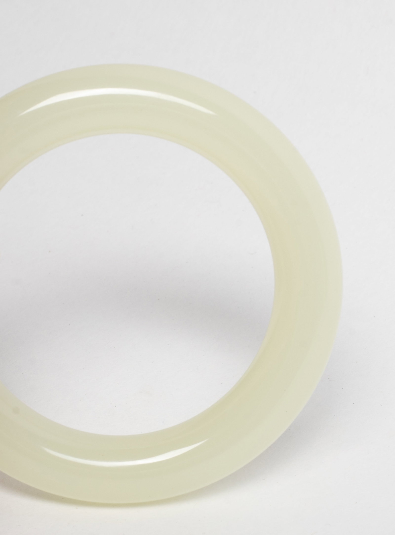 Two Chinese Jade Like Bangles - 6