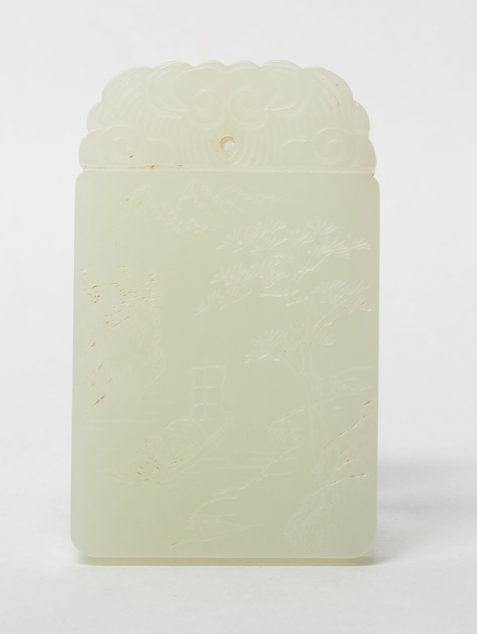 Rare Chinese White Jade Plaque (1 of 9)