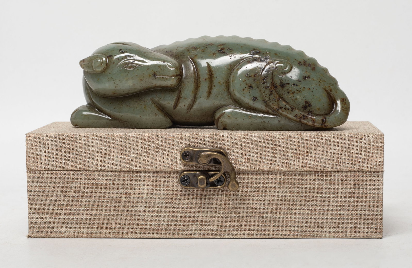 Estate Chinese Ming Type Jade Beast (1 of 11)