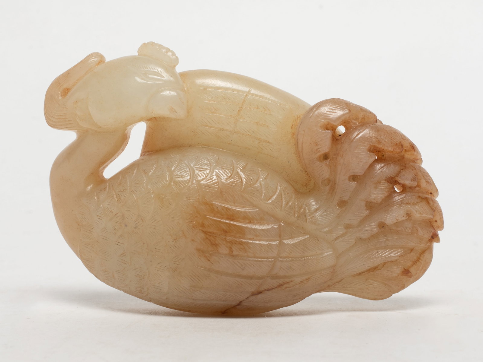 Chinese Yen-Ming Type Russet Jade Pendant (1 of 10)