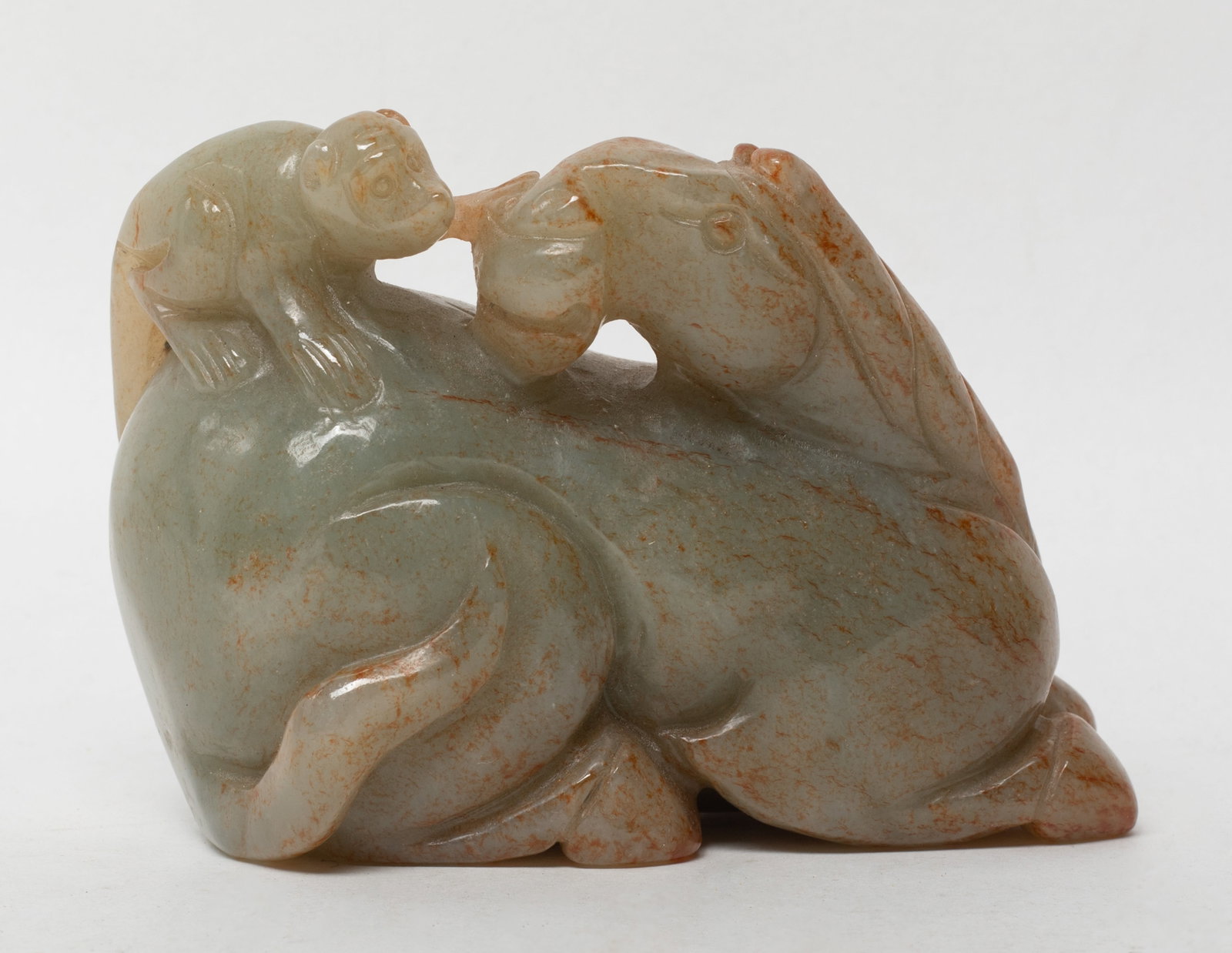 Large Chinese Russet Jade Sculpture (1 of 11)